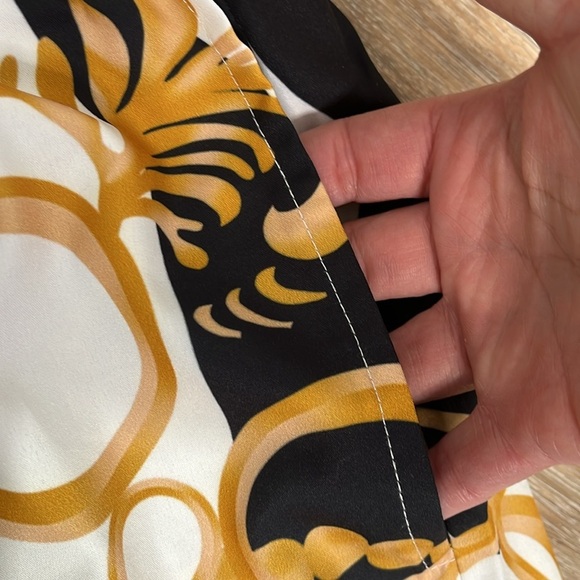 Shein Manfinity Chain Print Shirt & Short Set Men's XXL Equestrian Luxury Style - Picture 10 of 14